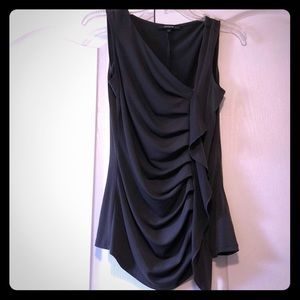 Ruffled / no sleeve blouse